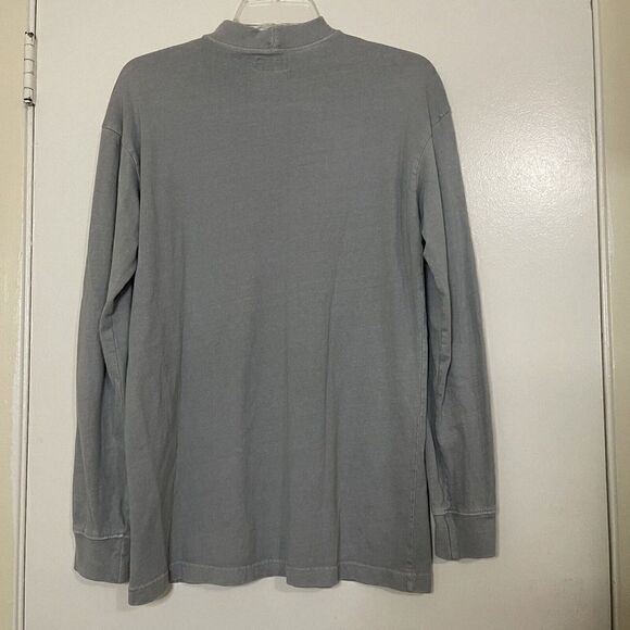 CHINATOWN MARKET gray long sleeve crew neck pullover smiley shirt size Small - Picture 6 of 6